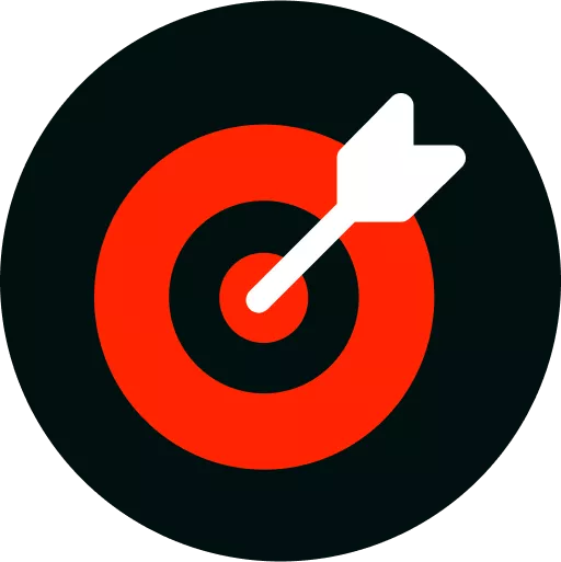 Иконка с мишенью и стрелой